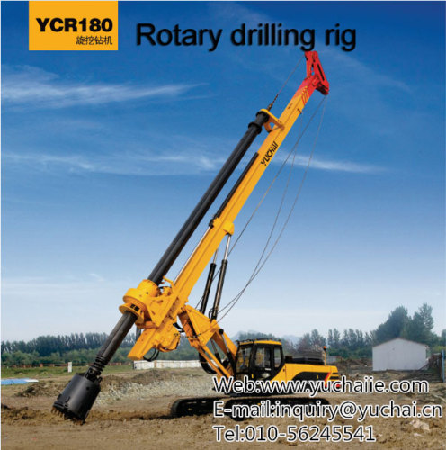 yuchai YC180R Rotary drilling rig.