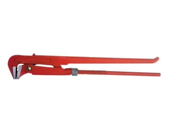 90 degree Swedish type bent nose pipe wrench