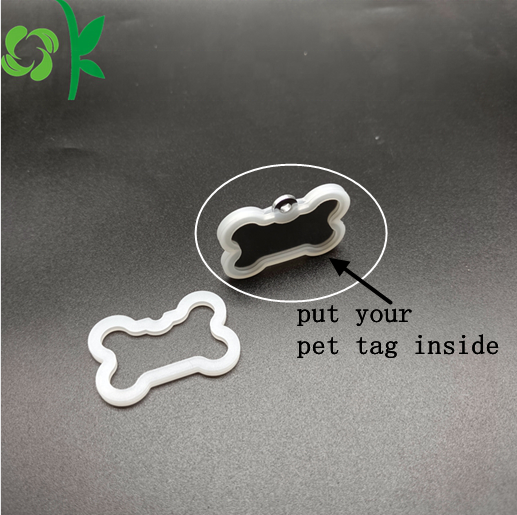 Stock Glow In the Dark Silicone Pet Tag
