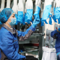 gloves nitrile gloves powder free blue M