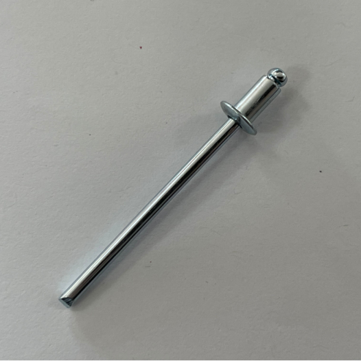 3.2x6mm Steel/Steel Dome head open end blind rivets