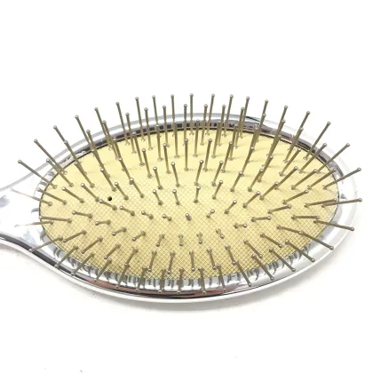 Osaki Brand Electroplate Hair Brush with Massage Steel Pins - Wholesale Option