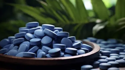Phycocyanin Tablets Natural Blue Antioxidant Supplement