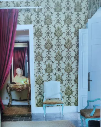 European Background Wall Paper Living Room TV WallPaper