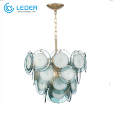 ثريا حديثة من LEDER Bule Glass