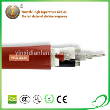 YGZF tinned copper silicone coated wire
