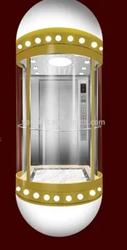 Cover light capsule cabin panoramic elevator lift passenger