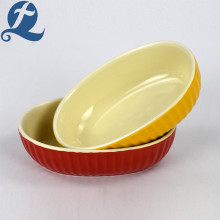 Wholesale Low Price Printed Oval Baking Tray