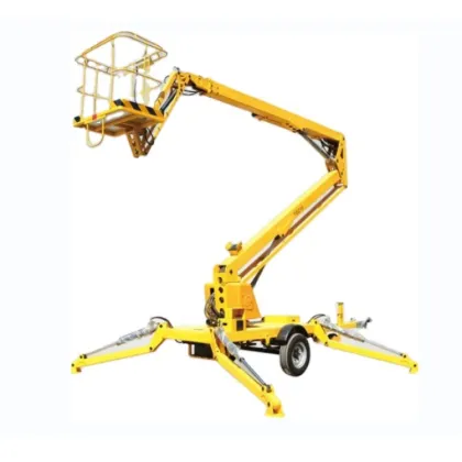 Electric Articulated Manlift Boom Lift 6-8m Towable Boom Lift