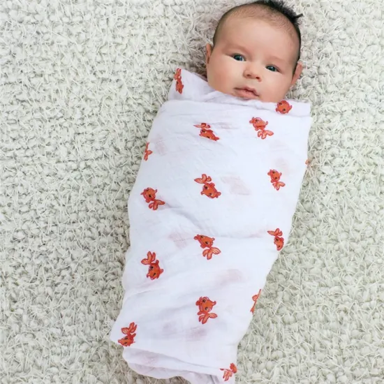 2016 cotton baby muslin blanket fabric