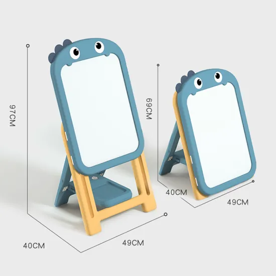 Adjustable Safety Easel: Educational Toys for Kids - House Shape Magic Board and Plastic Learning Tools