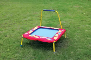trampoline with handle