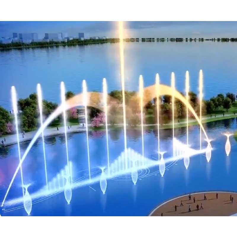 Lake Fountain Animation