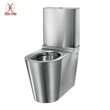 stainless steel toilet with water tank