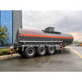 18,000-37,000 liters Danger Acid/ Chemical Liquid Tank Transport Semi Trailer