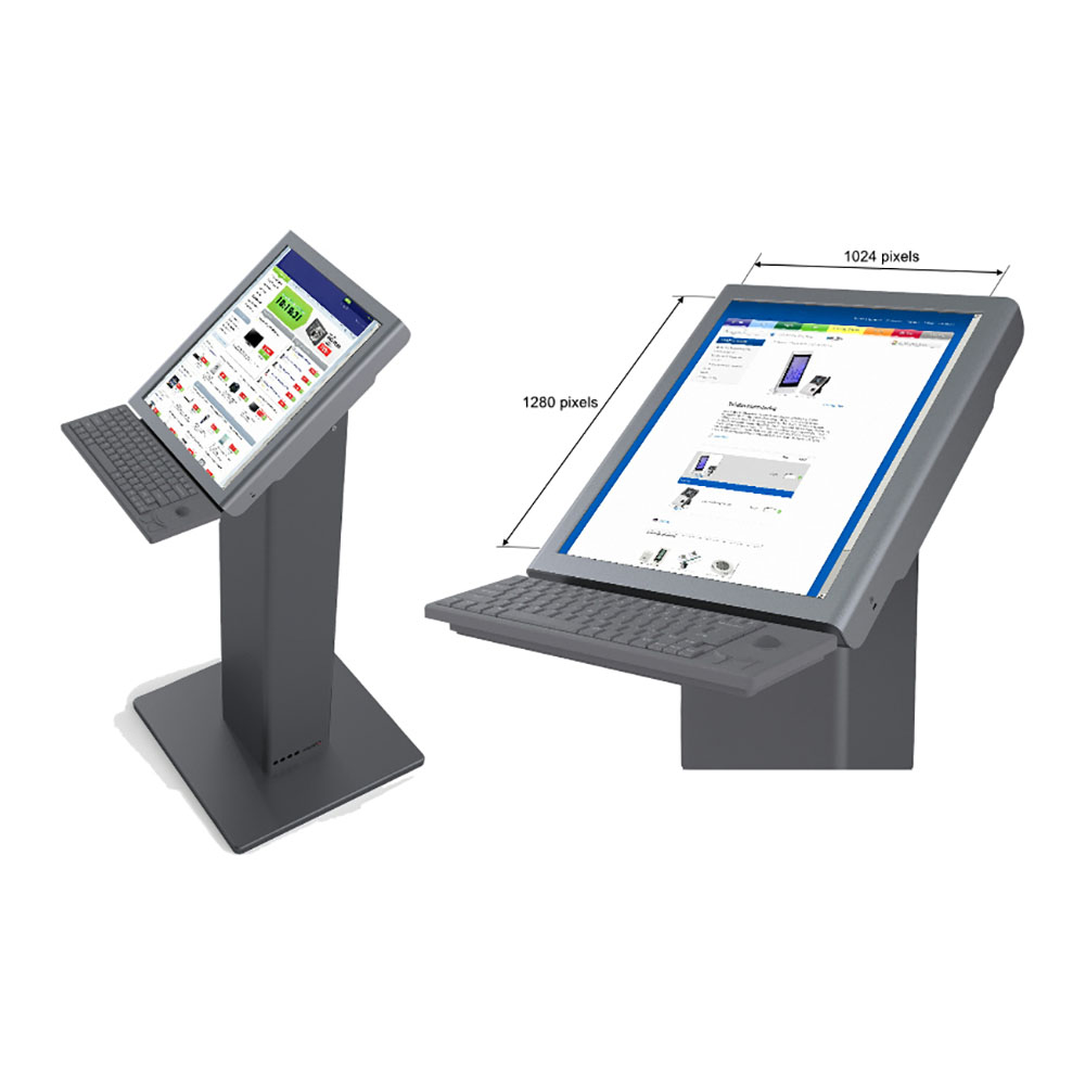 Visualizza Informazioni Assemblaggio stand personalizzato per chiosca