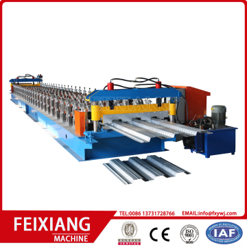 Steel floor deck roll forming machine