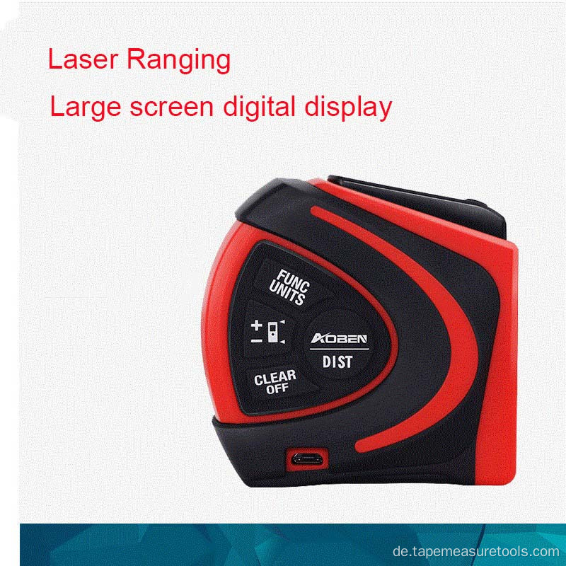 digitales Laserband messen Laserabstand