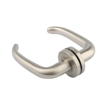 modern european standard door lever handles in stainless steel