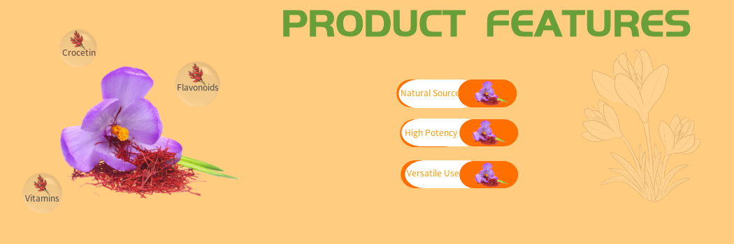 Saffron Extract with Safranal for Antioxidant