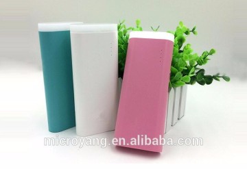 Custom Logo USB Battery Charger Power Bank with LED Flashlight