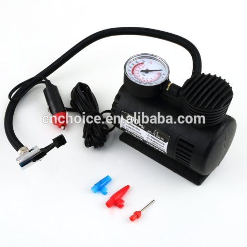 Portable 12V Car Auto Electric Air Compressor Tire Inflator Pump with 3m Long Extended Power Cord Cigarette Lighter Plug