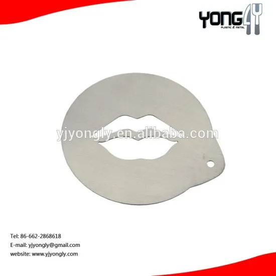 Stainless steel Lip shape Coffee Latte Art Tool cappuccino coffee stencil