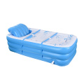 Portable inflatable SPA bathtub L shape cushion