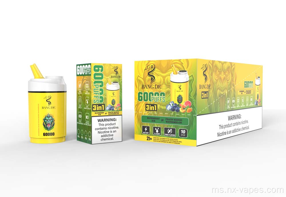 Bang de 60k Vape Gechatable