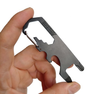 Pocket Edc Promotional Gift Multi-Tool Bottle Opener with Carabiner