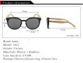 Bamboo Sunglasses أنوثة جسر معدني