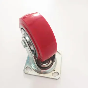 Rotating industrial PVC PU PP casters 4 inch rotating heavy-duty PU casters