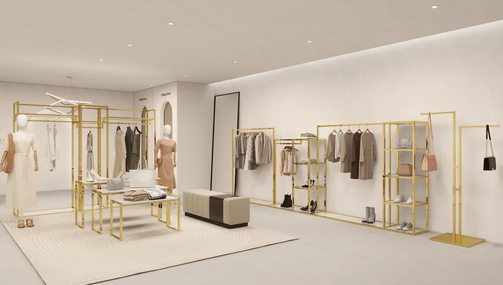 Stainless Steel Clothes Display Racks