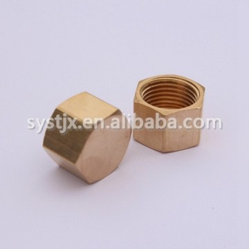 China supplier high quality hydraullic brass nut fitting brass nut