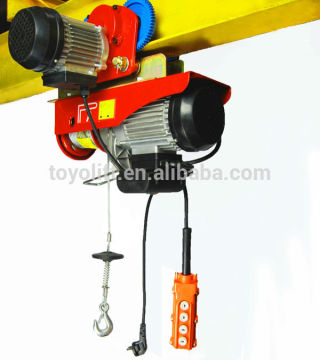 TOYO mini electric steel wire rope hoist
