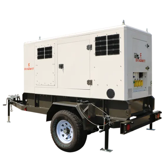 diesel generator set with trailer
