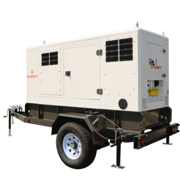 diesel generator set with trailer