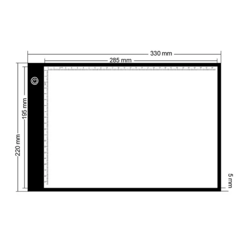 Suron LED Rastreing Light Box Board A4