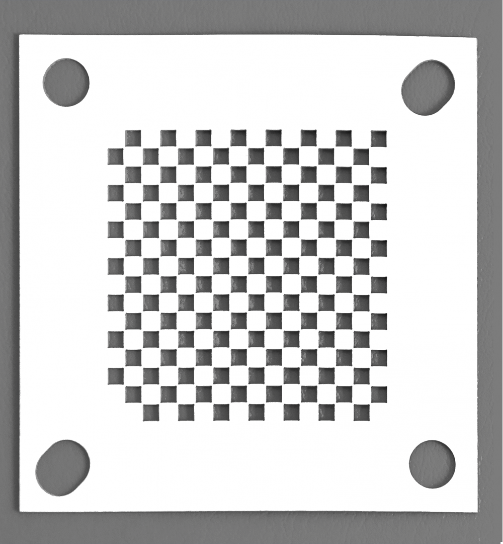 Placa de accesorio de fotomatería de grabado de metal