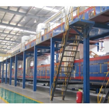 Color coating machine production line