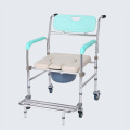 Коляска с туалетным душевым креслом для инвалидного коляска.