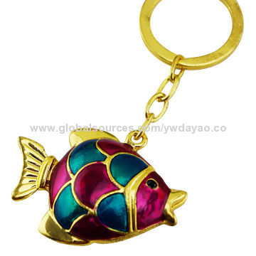 Hot Sale New Fashionable Wholesale Fish Enamel KeychainsNew