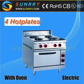 4 round burners hot plate and grill oven with heater hot plate heater (SUNRRY SY-GHP900B)