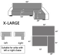 Sofa Protector för husdjursvattentätt soffa täckning