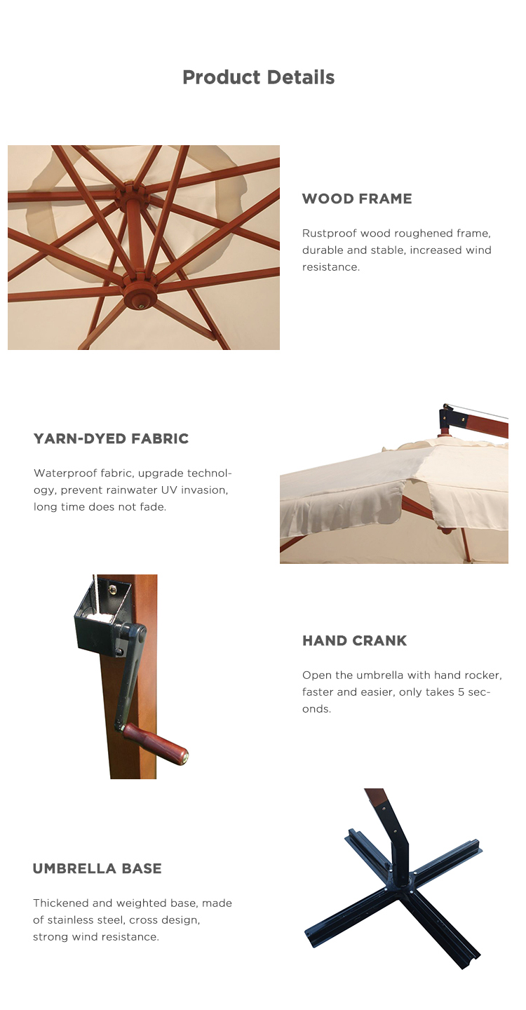 Wooden Umbrellas OU3005-1