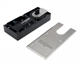 Single Cylinder Floor Spring Glass Door 90kg Capacity