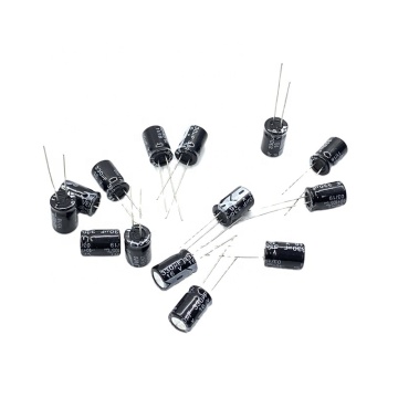 ผ่านหลุมตัวเก็บประจุอลูมิเนียม 400V 400V