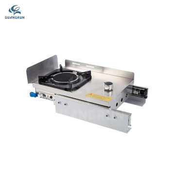 Mini Stainless Steel RV & Campers Pull-Type Gas Stove GR-C008