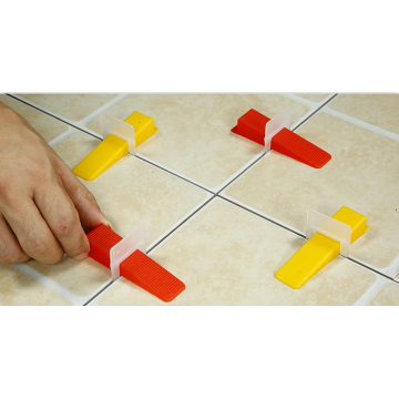 Common red wedges for tiling