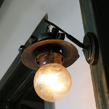 Newest Up Down Antique Iron E27 Wall Lamp Light